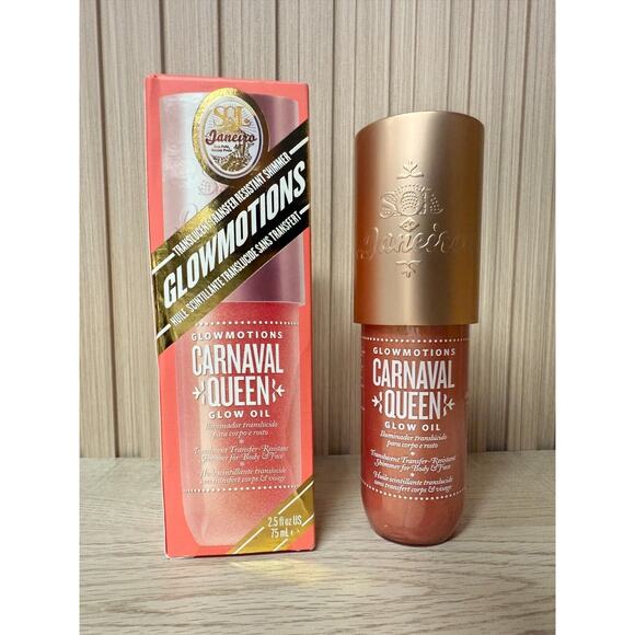 Sol de janeiro glowmotions Carnaval Queen Glow Oil Dewy Pink 2.5 OZ New